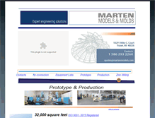 Tablet Screenshot of martenmodels.com